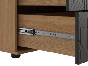 Комод Монблан 185x76 Косы Графитовый