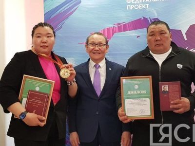 В Якутске чествовали чемпионку мира по мас-рестлингу Татьяну Баишеву
