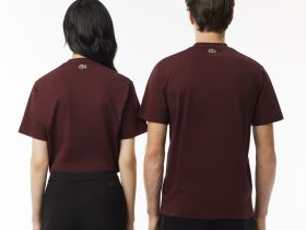 Хлопковая футболка Lacoste унисекс