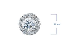 Подвеска из белого золота э4712пд10220105