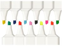 Маркер перманентный для ткани Faber-Castell "Textile Neon" 1-5 мм, разные цвета