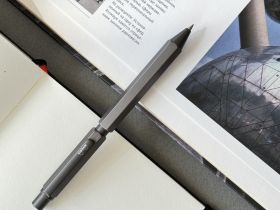 Ручка мультисистемная Rhodia, 3в1 (черн+красн+кар 0,5), корпус Титан