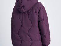 Полупальто утепленное с воротником-стойкой