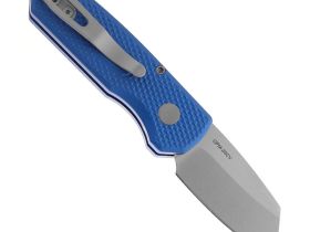 Автоматический нож Pro-Tech Runt-5 Reverse Tanto, сталь CPM 20CV, рукоять алюминий, синий