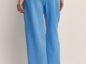 Брюки изо льна на резинке