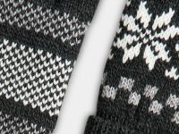 Вязаные перчатки с узором