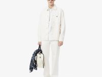 Мужская хлопковая рубашка Lacoste Slim Fit