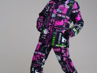 Комплект текстильный с полиуретановым покрытием для девочек: куртка, брюки