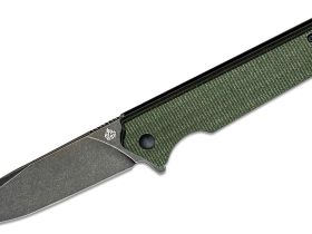 Складной нож QSP Mamba V2 Black, сталь D2, рукоять микарта