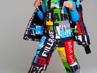 Комплект текстильный с полиуретановым покрытием для мальчиков: куртка, полукомбинезон