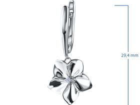 Серьги из серебра э0612сг05162400