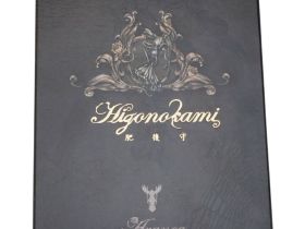 Складной нож Nagao Higonokami Aranea - Spider, 100мм, сталь Aogami, рукоять металл, черный