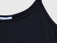 Базовый топ из микрофибры, Черный