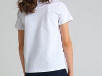 Блузка трикотажная с кружевом для девочки