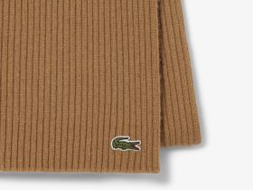 Шерстяной шарф Lacoste унисекс