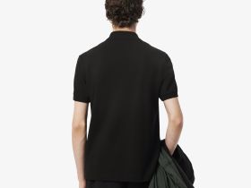 Мужское поло Lacoste из смеси эластичного органического хлопка