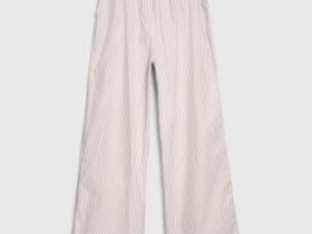 Пижамные брюки из хлопка, Бежевый