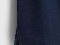 Поло из плотного пике, Синий