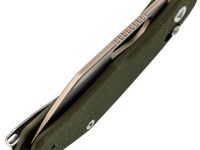 Складной нож SRM Cub, сталь Laminated 140Cr, рукоять G10, зеленый