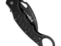 Складной нож Fox Karambit, сталь N690, рукоять стеклотекстолит G-10, чёрный