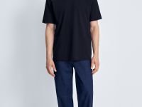 Базовая футболка из хлопка прямого силуэта