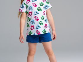 Шорты трикотажные для девочек