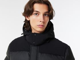 Мужская утеплённая куртка Lacoste со съемным капюшоном