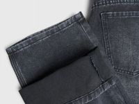 Прямые джинсы для девочек, Черный