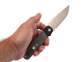 Складной нож Rapax Buddy, сталь VG-10, рукоять G10, серый