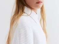 Белый велюровый джемпер оверсайз Глория Джинс