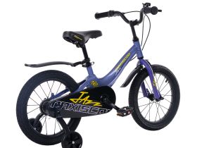 Детский велосипед Maxiscoo Jazz Стандарт Плюс 16, год 2024, цвет Синий