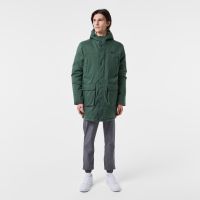 Мужская утеплённая парка Lacoste с капюшоном