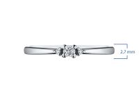 Кольцо из белого золота с бриллиантами э0901кц04152600