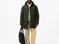 Мужской свитер Lacoste из овечьей шерсти на молнии