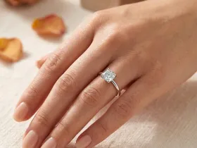 Классическое кольцо из белого золота э4712кц12231175_white