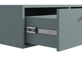 Тумба подвесная Сайрис 98x25 Серо-зеленый