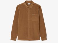 Мужская хлопковая велюровая рубашка Lacoste Regular Fit