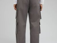 Брюки-карго с эластичным поясом