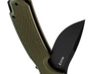 Складной нож Mr.Blade Hellcat blackwash, сталь S35VN, рукоять Olive G10