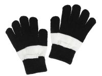 Комплект для девочки: шапка, перчатки