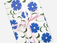 Упаковочная бумага "Василек"