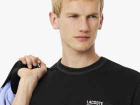 Мужская футболка Lacoste классического кроя из органического хлопка