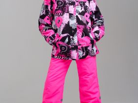 Комплект текстильный с полиуретановым покрытием для девочек: куртка, брюки