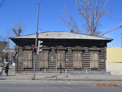 Дом, где с 6 марта 1917 г. по 5 февраля 1918 г. работал Верхнеудинский комитет РСДРП и Совет рабочих, солдатских и крестьянских депутатов