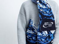 Вязаный шарф с принтом из коллаборации с maneken