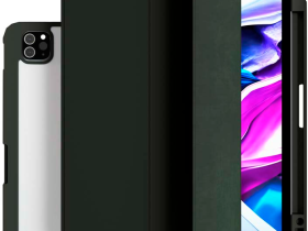 Чехол-книжка VLP Split Folio для планшета Apple iPad Pro M4 11" Тёмно-зелёный