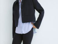 Расклёшенные брюки для девочек, Синий