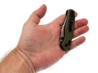 Складной нож Kizer Drop Bear 2, сталь Nitro-V, рукоять микарта, зеленый