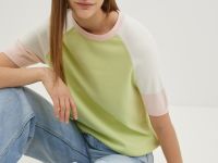 Джемпер с укороченным рукавом