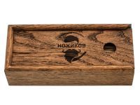 Подарочная коробка для  складных ножей, дуб